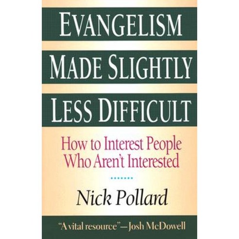 Evangelism Made Slightly Less Difficult Paperback, IVP Books - 최저가 알림ㆍ ...