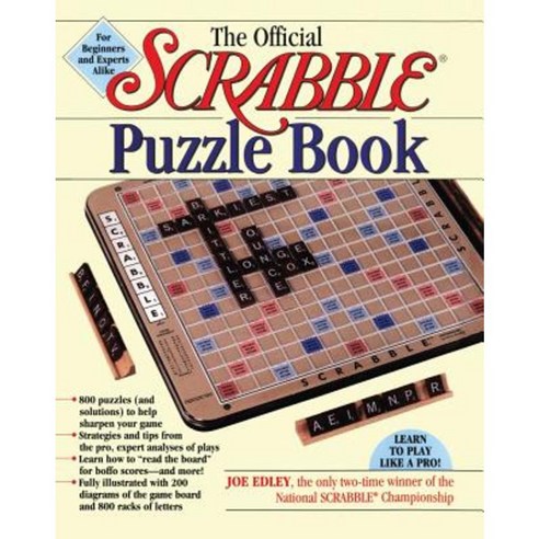 The Official Scrabble Puzzle Book Paperback, Gallery Books