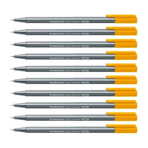 스테들러 트리플러스 화인라이너 334 수성펜 0.3mm, 43, 10개입