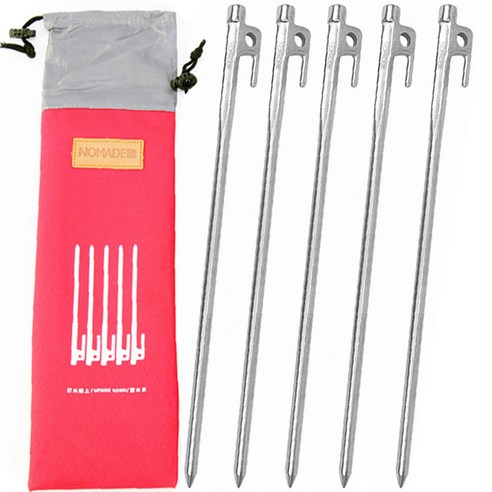 노마드 캠핑 단조팩 파우치 40cm + 304 스텐 40cm 5p, 1세트