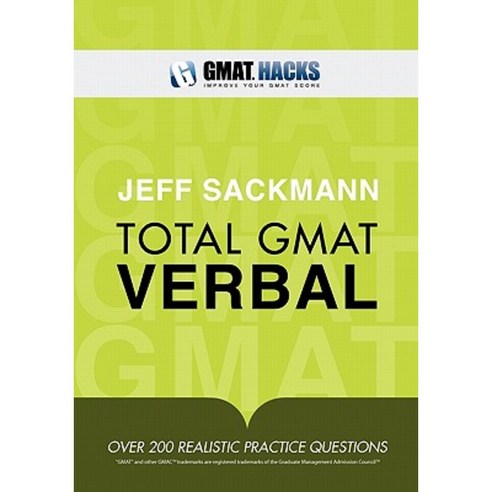 Total GMAT Verbal Paperback, Createspace