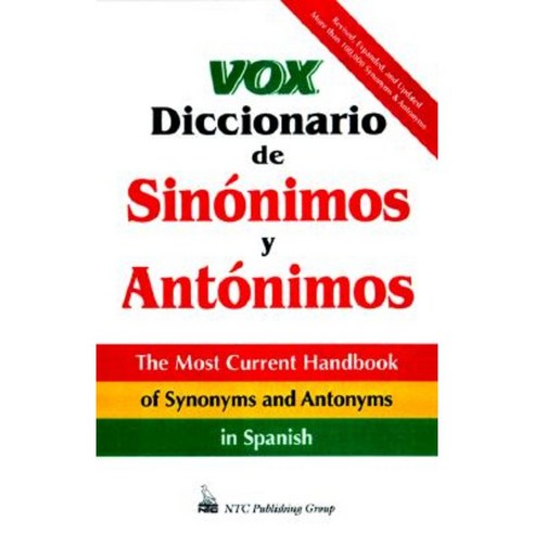 Vox Diccionario de Sinonimos y Paperback, McGraw-Hill Education