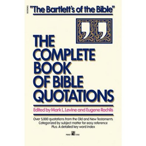 Complete Book of Bible Quotations Paperback, Gallery Books