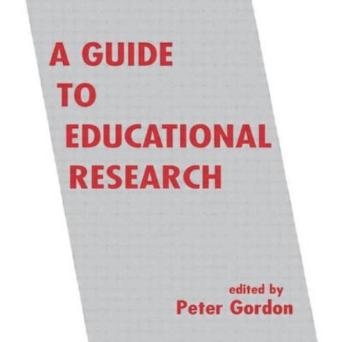 A Guide to Educational Research Paperback, Routledge