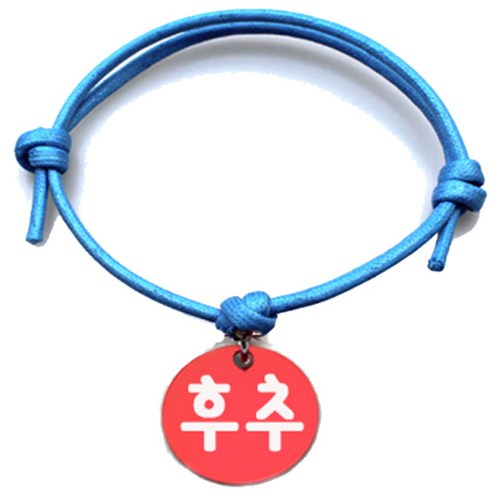 펫츠룩 굿모닝 블루 반려동물 목걸이 M + 알미늄원형 팬던트 S, 레드(후추), 1개