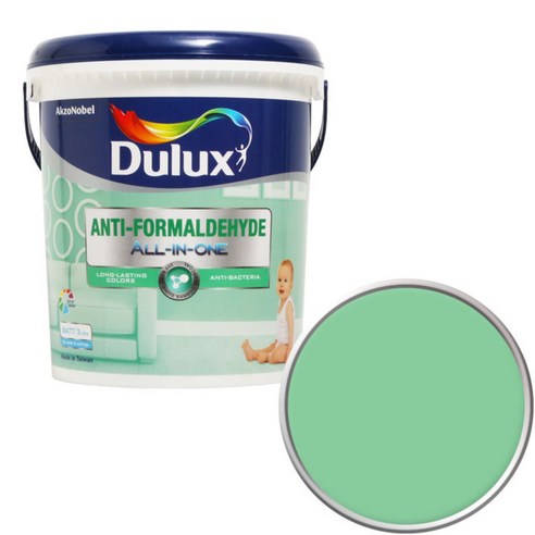 듀럭스 안티 포름알데히드 올인원 페인트3L, Pillow Mint