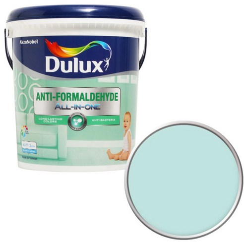 듀럭스 안티 포름알데히드 올인원 페인트 3L, Sublime Ocean  79GG 75/125