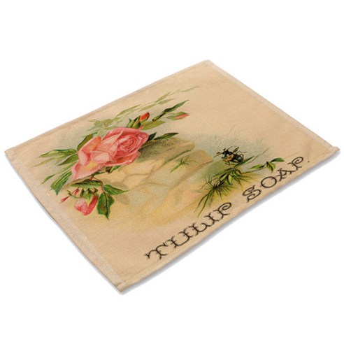 비케이 꽃 엽서 식탁매트, 5, 가로 42cm x 세로 32cm