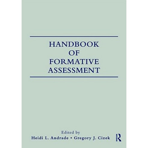 Handbook of Formative Assessment Paperback, Routledge