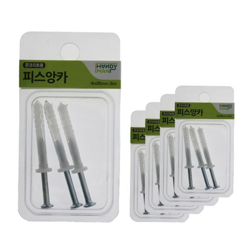 핸디맨 피스앙카 6 x 20 mm 3p, 5개