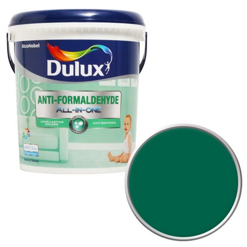 듀럭스 안티 포름알데히드 올인원 페인트3L, Kelly Green