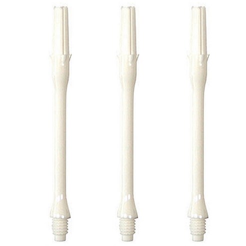LSTYLE 다트샤프트 락 슬림 440mm, 화이트, 3개