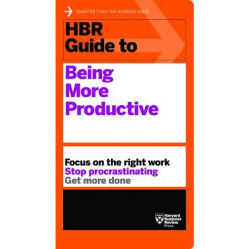 HBR Guide to Being More Productive Paperback, Harvard Business School Press