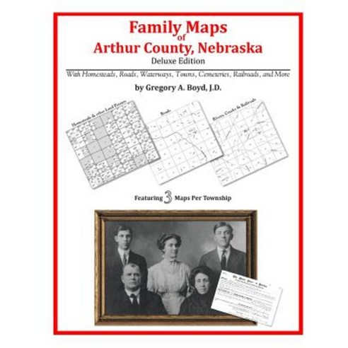 Family Maps of Arthur County Nebraska Paperback, Arphax Publishing Co.