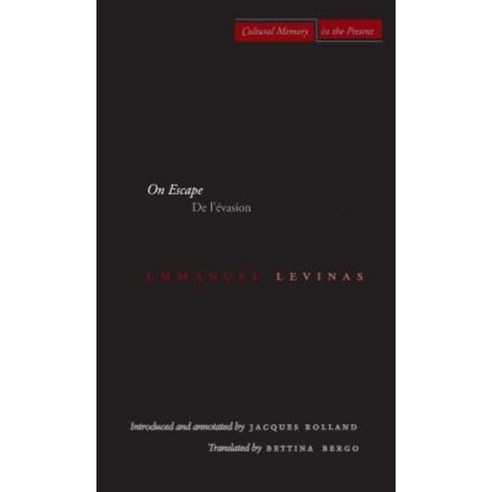 On Escape: de Laavasion Paperback, Stanford University Press