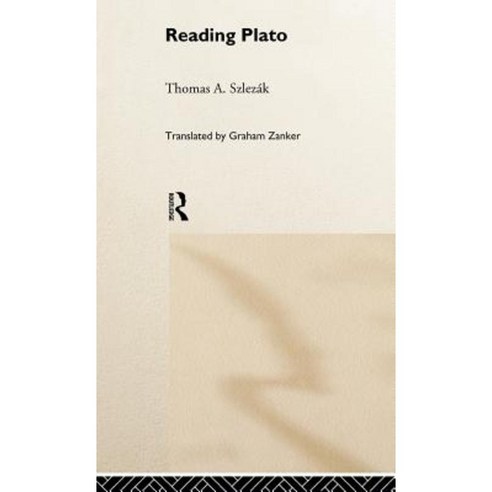 Reading Plato Hardcover, Routledge