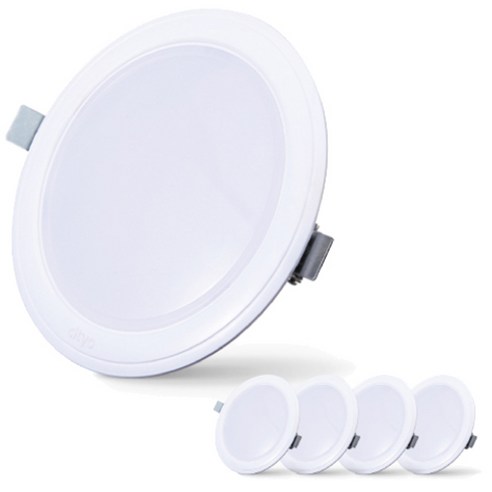 씨티오 LED 다운라이트등 15.2cm 15W 5p, 전구색(오렌지색), 5개