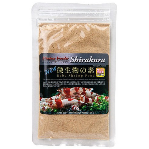 시라쿠라 New Baby Shrimp Food 박테리아, 1개, 20g