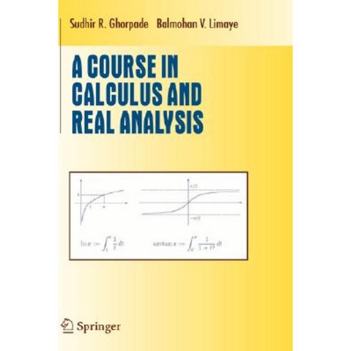 A Course in Calculus and Real Analysis Hardcover, Springer - 가격 변동 추적 ...