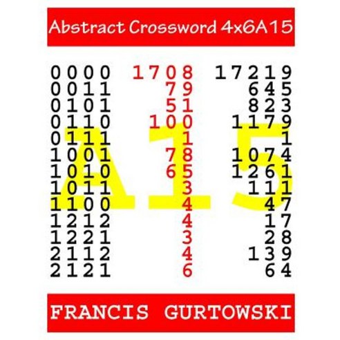Abstract Crossword 4x6a15 Paperback, Createspace Independent Publishing Platform