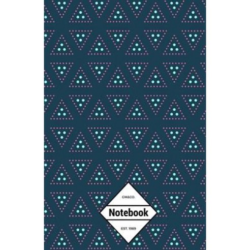 GM&Co: Notebook Journal Dot-Grid Lined Graph 120 Pages 5.5x8.5 (Mystic ...