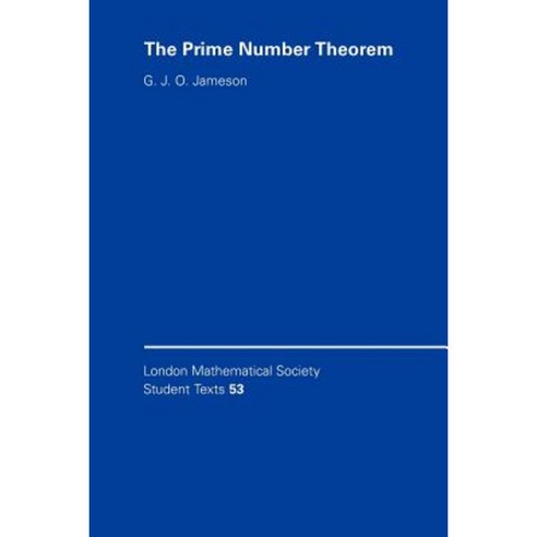 The Prime Number Theorem Paperback, Cambridge University Press