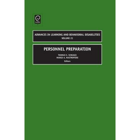Personnel Preparation Hardcover, Academic Press