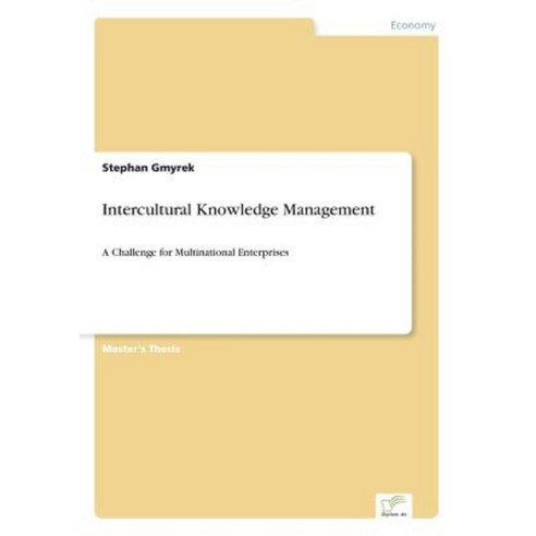 Intercultural Knowledge Management Paperback, Diplom.de