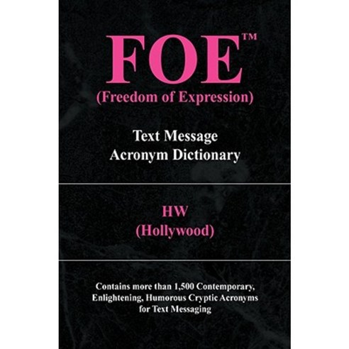 Foe (Freedom of Expression) Paperback, Xlibris Corporation