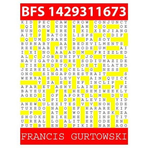 Bfs 1429311673: A Bfs Puzzle Paperback, Createspace