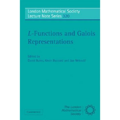 L-Functions and Galois Representations Paperback, Cambridge University Press