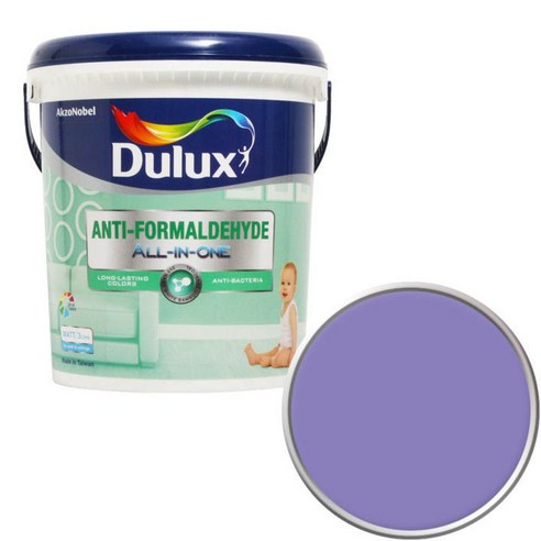 듀럭스 안티포름알데히드 올인원 페인트 3L, Vivid Lavender