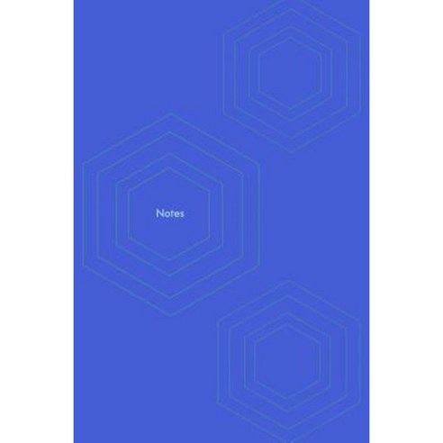 Notes: Geometric Shapes (Blue) Paperback, Createspace Independent Publishing Platform
