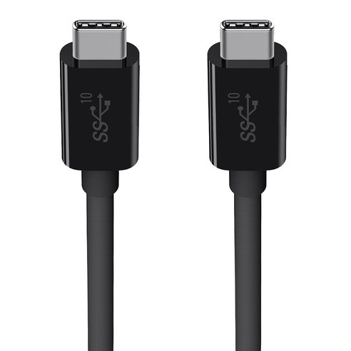 벨킨 3.1 USB-C to C타입 100W 케이블 F2CU052qc1M-BLK, 1m, 블랙, 1개