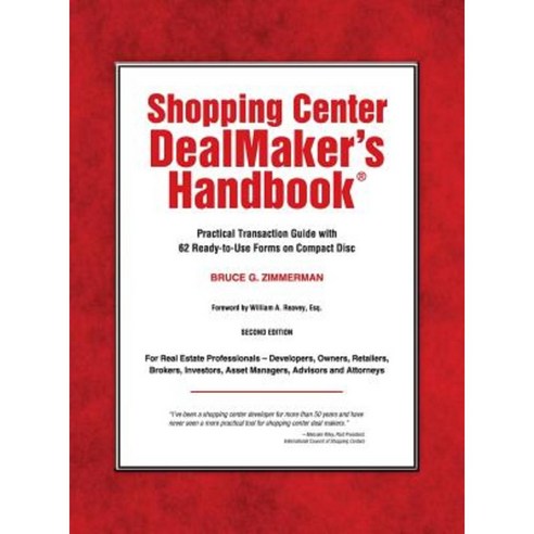Shopping Center Dealmaker''s Handbook(r) Hardcover, Business Source Publishing Co.