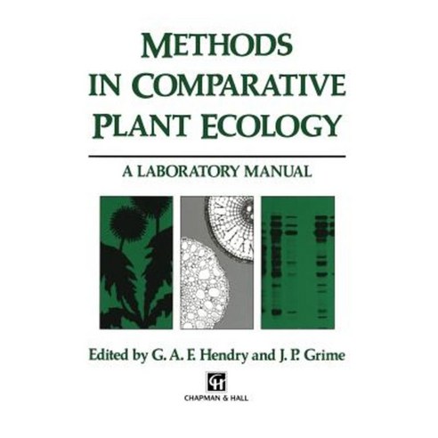 Methods in Comparative Plant Ecology: A Laboratory Manual Hardcover, Springer