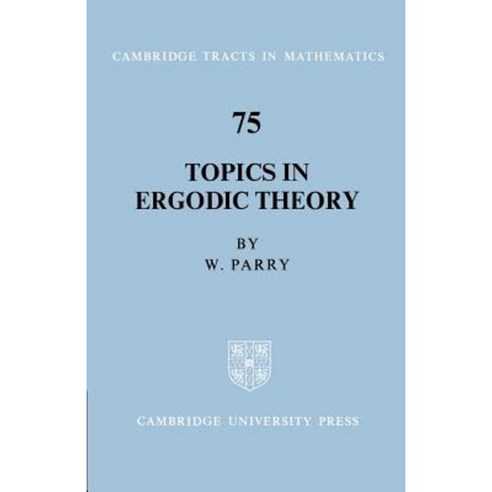 Topics in Ergodic Theory Paperback, Cambridge University Press