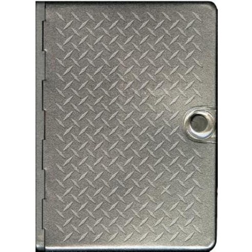 Metal Bible-NLT-Metal Diamond Plate Hardcover, Tyndale House Publishers