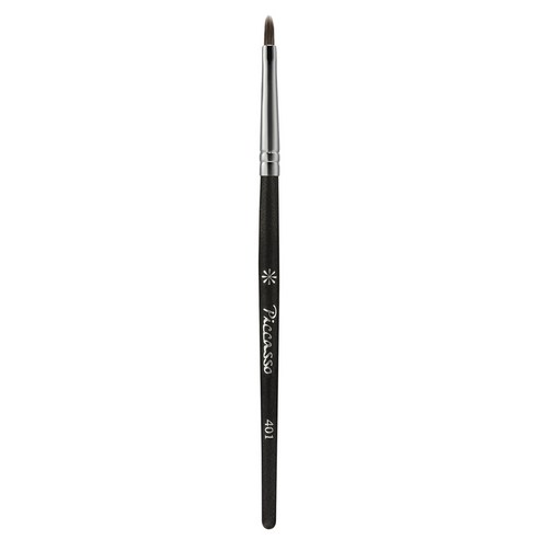에스쁘아 수퍼 데피니션 페이스 브러쉬, 0NE COLOR/브라운, 1개 에스쁘아브러쉬 Best Top5 13 피카소 401 mini 아이라이너 브러쉬, 혼합 색상, 1개