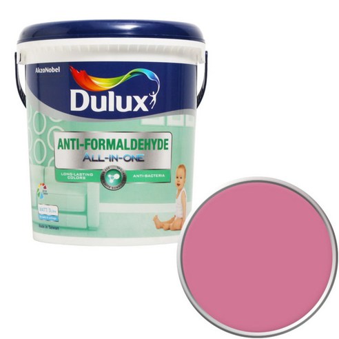 듀럭스 안티 포름알데히드 올인원 페인트 3L, Flamingo Pink