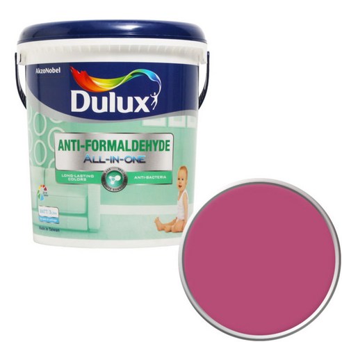 듀럭스 안티 포름알데히드 올인원 페인트 3L, Azalea Pink
