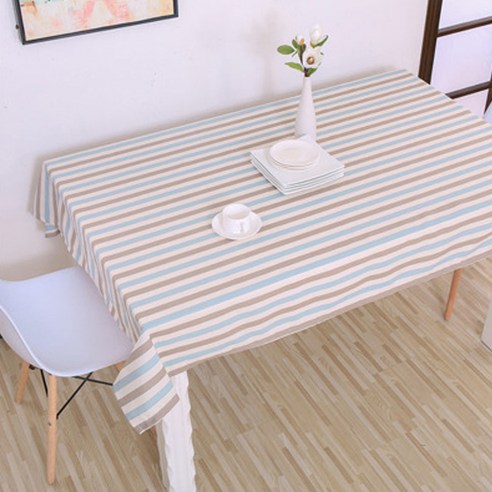 이코디 소프트 칼라 체크 테이블 보, 슬림칼라라인, 90 x 140 cm