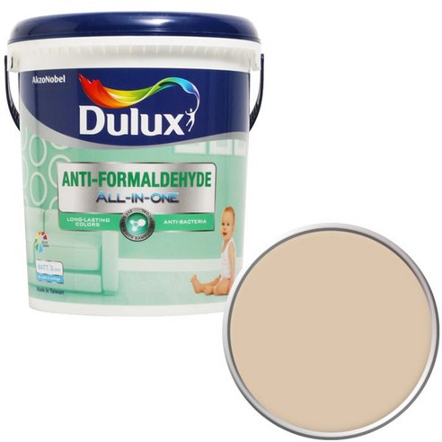 듀럭스 안티 포름알데히드 올인원 페인트 3L, Brazil Nut