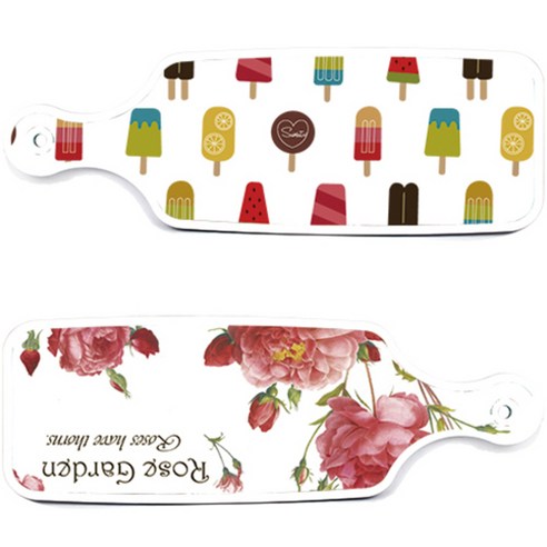 로엠디자인 서빙 도마 보드 2p Rose Garden 세트, Rose Garden, 하드, 1세트