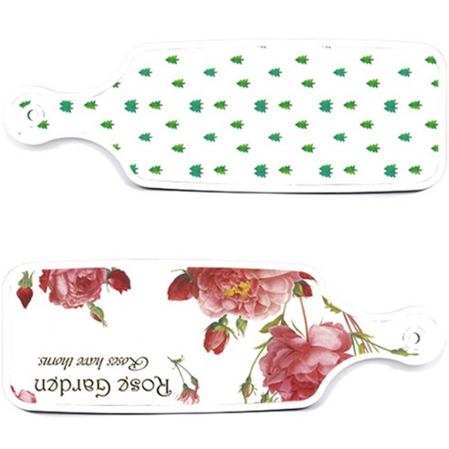 로엠디자인 서빙 도마 보드 2p Rose Garden 세트, Rose Garden, 소나무 아트웍, 1세트
