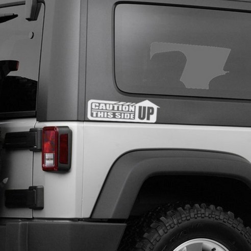 그리드 Jeep 자동차 데칼스티커 50049 15cm, 브라이트그레이, 1개