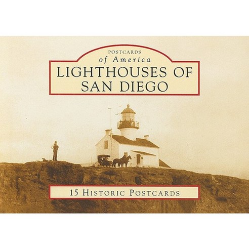Lighthouses of San Diego: 15 Historic Postcards Loose Leaf, Arcadia Publishing (SC)