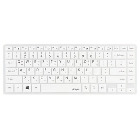 파인피아 삼성 노트북 NT300E4M/NT300E4R 전용 문자인쇄키스킨 SS26, WHITE, 1개