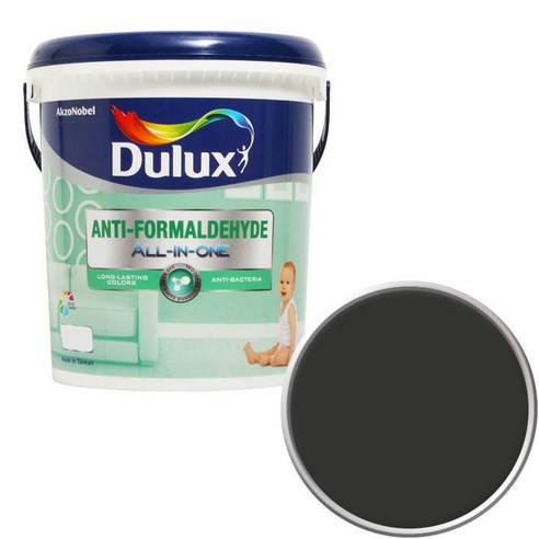 듀럭스 안티 포름알데히드 올인원 페인트, Soft Soot, 3L, 1개