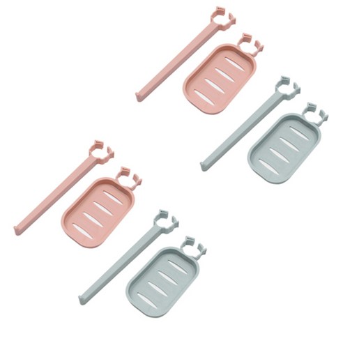 블럭마트 싱크대 수건 행주걸이 + 비누받침대 세트, 랜덤 발송, 4세트